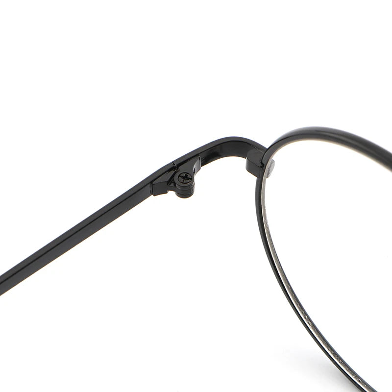 Hdcrafter Womens Full Rim Round Alloy Frame Eyeglasses Lx3048 — view 25 | Hdcrafter Eyeglasses at FuzWeb