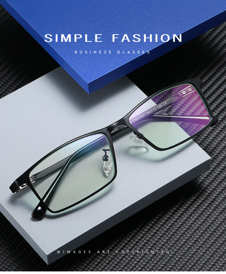Hotochki Mens Full Rim TR-90 Resin Alloy Frame Eyeglasses T316 — view 1 | Hotochki at FuzWeb