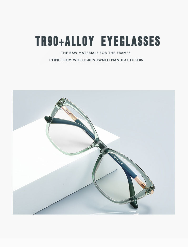 Kansept Womens Full Rim Cat Eye Tr 90 Titanium Reading Glasses 22335 — view 2 | Kansept at FuzWeb