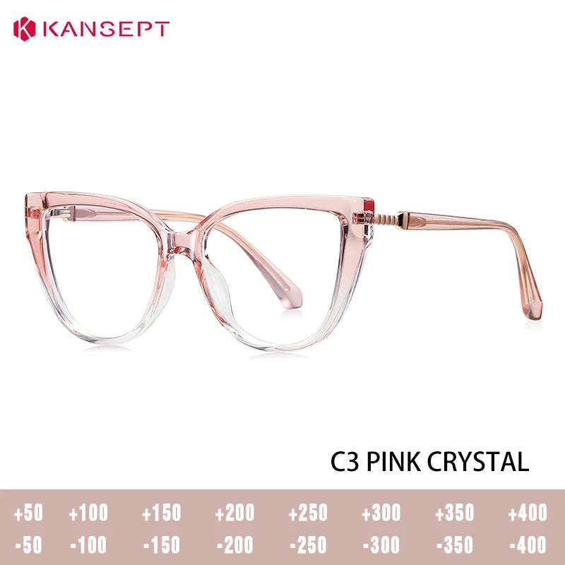Kansept Unisex Full Rim Cat Eye Tr 90 Frames 152490 FuzWeb
