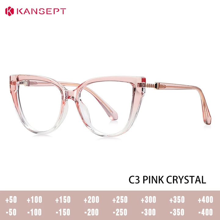 Kansept Unisex Full Rim Cat Eye Tr 90 Frames 152490 FuzWeb