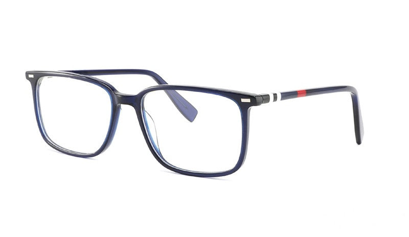 Chashma Ochki Unisex Full Rim Square Rectangle Acetate Eyeglasses 9021.