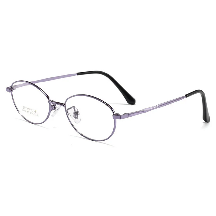 Gmei Optical 2806K women's oval alloy prescription eyeglasses — view 7