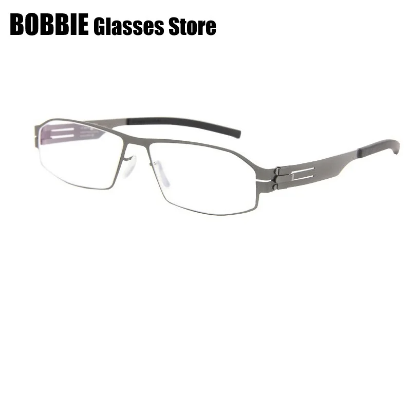 Bobbie Women's Full Rim Square Screwless Steel Eyeglasses 543018