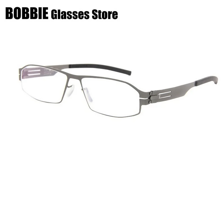 Bobbie Women's Full Rim Square Screwless Steel Eyeglasses 543018