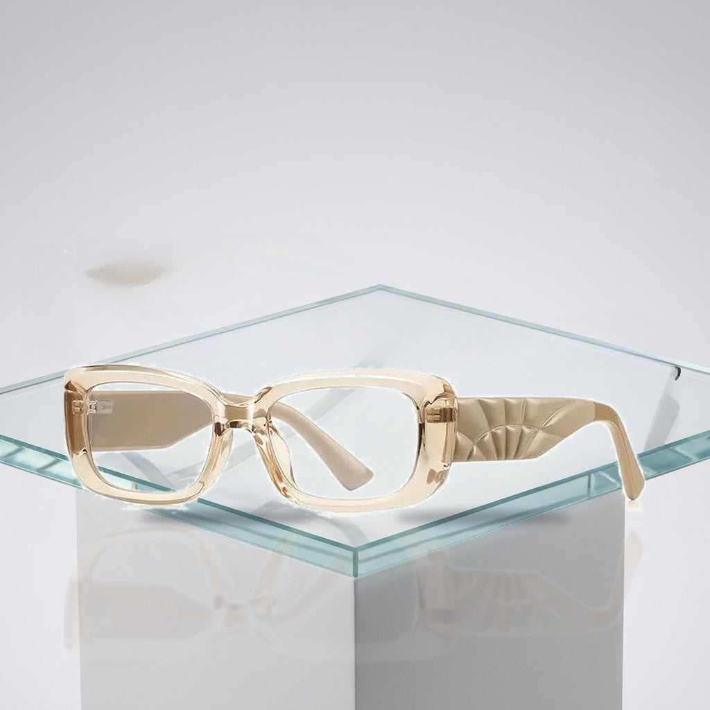 Vicky Women's Full Rim Rectangle Tr 90 Titanium Reading Glasses 512251 - Luxury Studio View