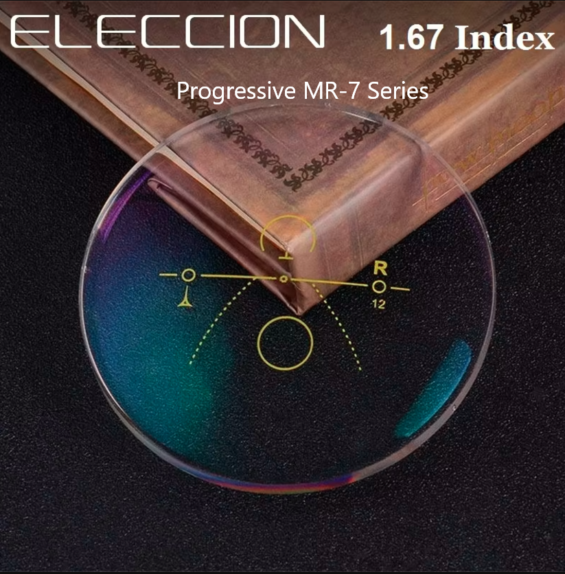 Eleccion Progressive 1.67 Index MR-7 Clear Lenses Lenses Eleccion Lenses