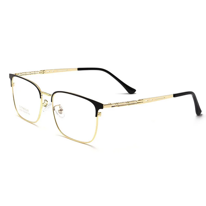 Gmei Optical 3839J unisex square alloy prescription eyeglasses — view 4