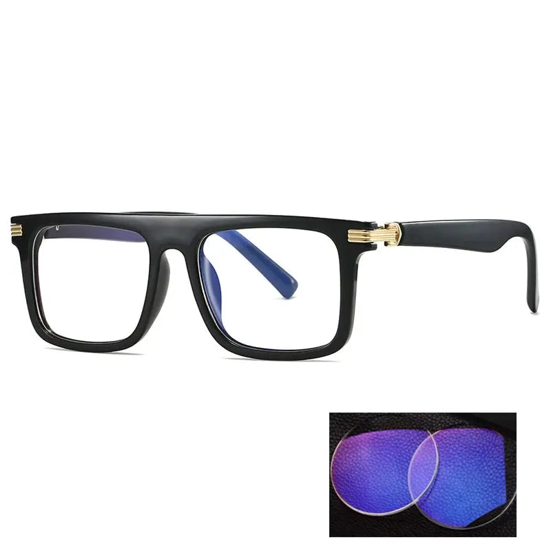 Kocolior 226100 Unisex Full Rim Square Brow Line PC Frames FuzWeb
