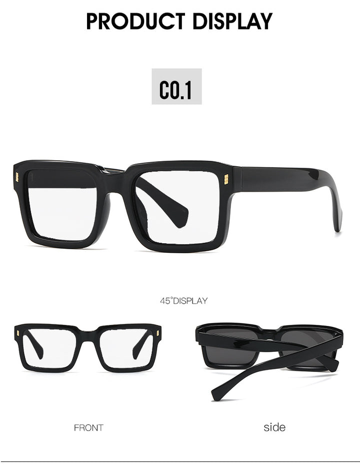 Kocolior 491001 Unisex Full Rim Square PC Frames FuzWeb