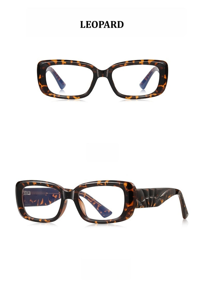 Chashma Ochki Unisex Full Rim Square Tr 90 Titanium Eyeglasses 882251.