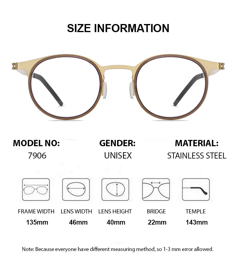 Summer Flower Womens Full Rim Round Tr 90 Alloy Eyeglasses Clip On Sunglasses 79064 — view 1 | Summer Flower at FuzWeb