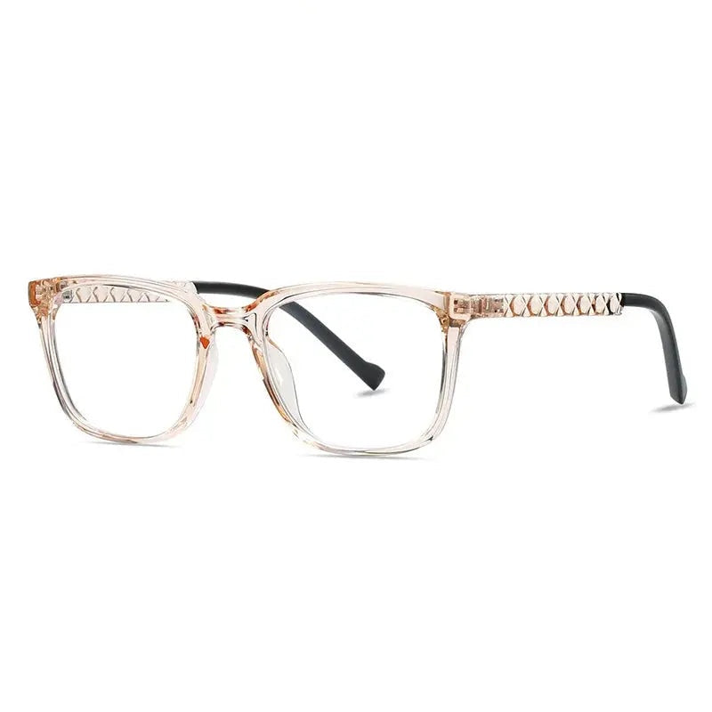 Chashma Ottica Unisex Full Rim Square Tr 90 Titanium Eyeglasses 474017
