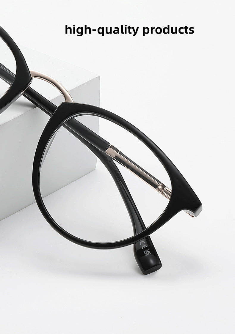 Kocolior Womens Full Rim Round Acetate Photochromic Reading Glasses 67241 — view 2 | Kocolior at FuzWeb