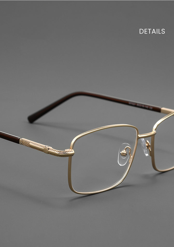 Kocolior Womens Full Rim Square Alloy Photochromic Reading Glasses 77021 — view 2 | Kocolior at FuzWeb