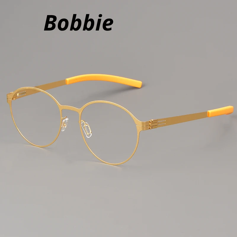 Bobbie Women's Full Rim Oval Round Steel Eyeglasses 214450