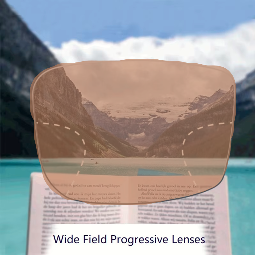 Eleccion Widest Field Progressive Photochromic Anti Blue Lenses Lenses Eleccion Lenses 1.56 Brown