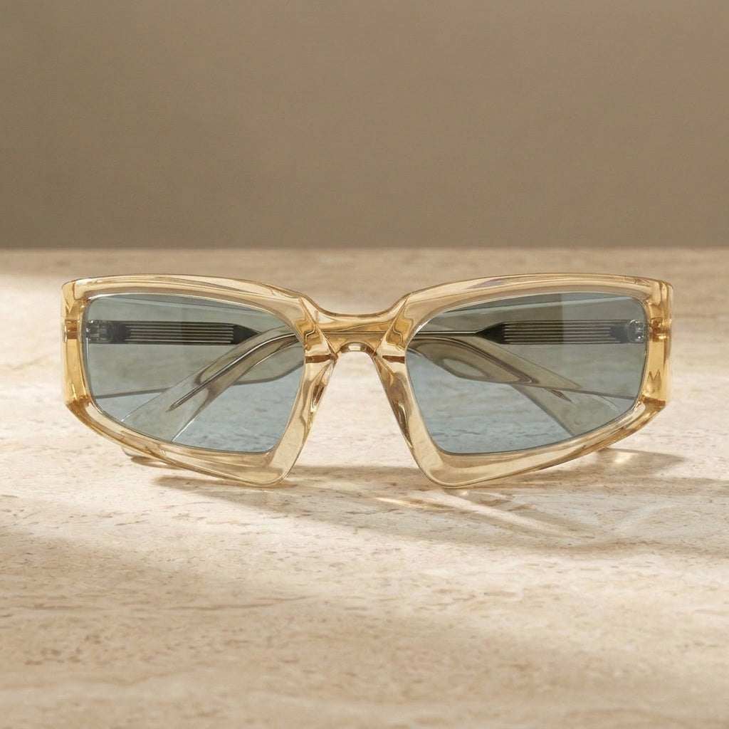Esnbie 221301 yellow blue Eyeglasses — view 1 | Esnbie at FuzWeb