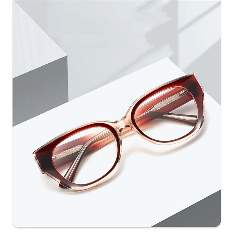 Chashma Ochki Womens Full Rim Cat Eye Tr 90 Alloy Eyeglasses 361020 — view 2 | Chashma Ochki at FuzWeb