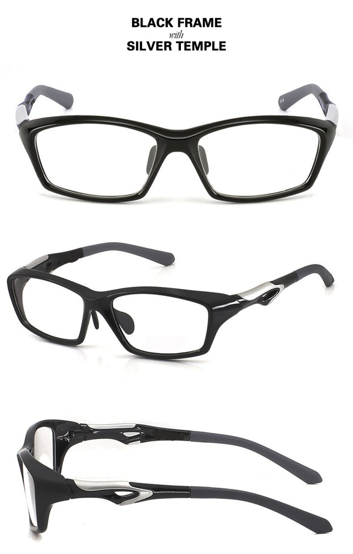 Chashma Ochki Unisex Full Rim Square Tr 90 Titanium Eyeglasses 318021.