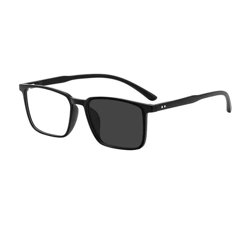 Kocolior Unisex Full Rim Square Acetate Tr 90 Hyperopic Reading Glasses D115.