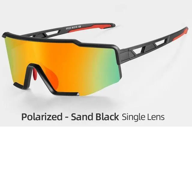 Rockbros Unisex Full Rim Rectangle Acetate Polarized Cycling Sunglasses 1000 Sunglasses RockBros SP225BK China 5lens or 1lens