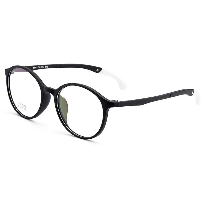 Gmei Unisex Eyeglasses Ultra-Light Tr90 Plastic Round M6065 — view 8 | Gmei Optical at FuzWeb
