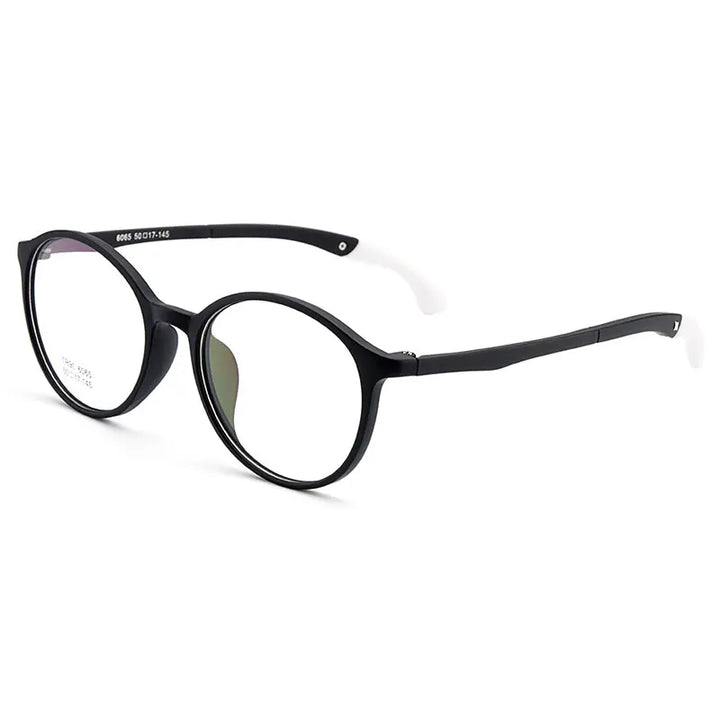 Gmei Unisex Eyeglasses Ultra-Light Tr90 Plastic Round M6065 — view 8 | Gmei Optical at FuzWeb