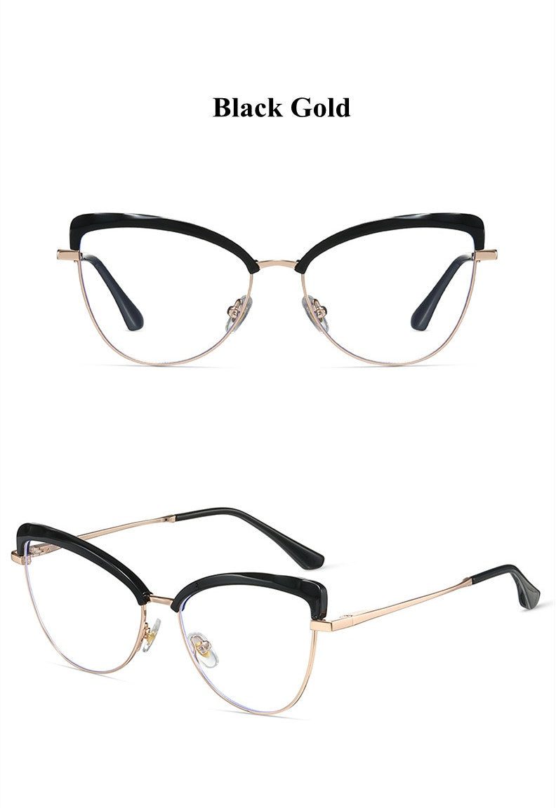 Chashma Ottica Womens Full Rim Cat Eye Tr 90 Steel Eyeglasses 87274 — view 2 | Chashma Ottica at FuzWeb