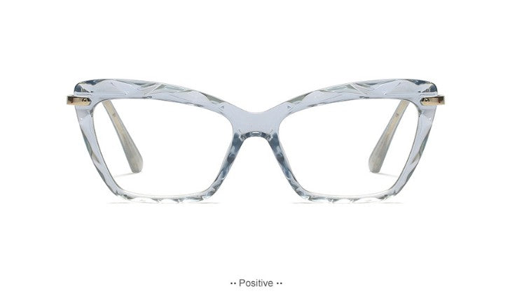 CCspace Womens Full Rim Rectangle Cat Eye Resin Alloy Frame Eyeglasses 45591 — view 15 | CCspace at FuzWeb