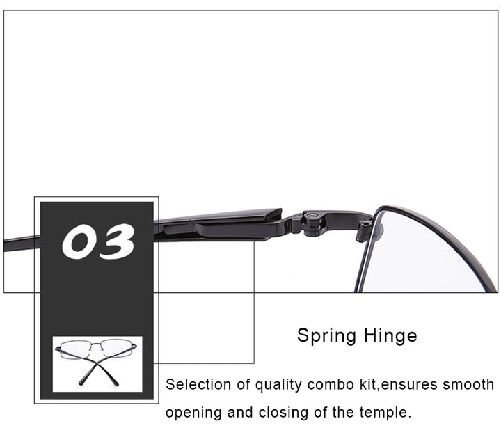 Krasivyy Unisex Full Rim Square Titanium Eyeglasses Kr4755 — view 5 | Krasivyy at FuzWeb