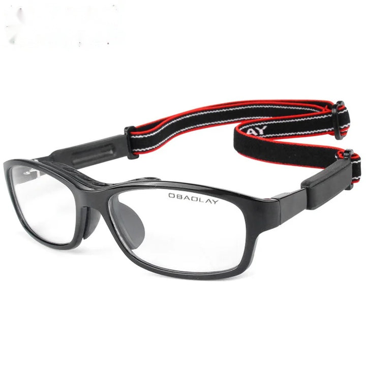 Chashma Ottica Unisex Full Rim Square Tr 90 Titanim Sport Goggle Eyeglasses 010 — view 1 | Chashma Ottica at FuzWeb
