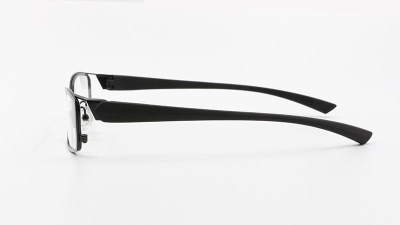 Bclear Mens Full Rim Alloy Frame Eyeglasses TR-90 Temples S1976 — view 5 | Bclear at FuzWeb