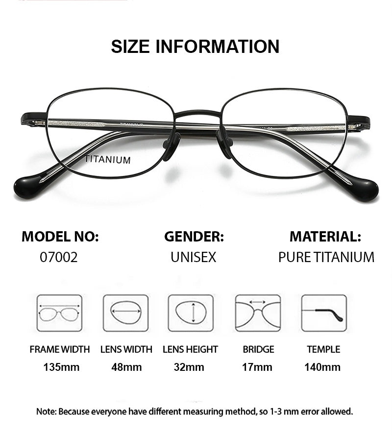 Chashma Ottica Womens Full Rim Oval AcetateTitanium Eyeglasses 407002 — view 1 | Chashma Ottica at FuzWeb