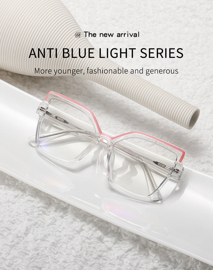Hotony Womens Full Rim Square Cat Eye Alloy Eyeglasses 95977 — view 1 | Hotony at FuzWeb
