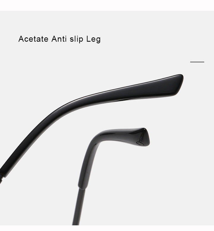 Krasivyy Unisex Full Rim Hexagon Titanium Acetate Eyeglasses 315871.