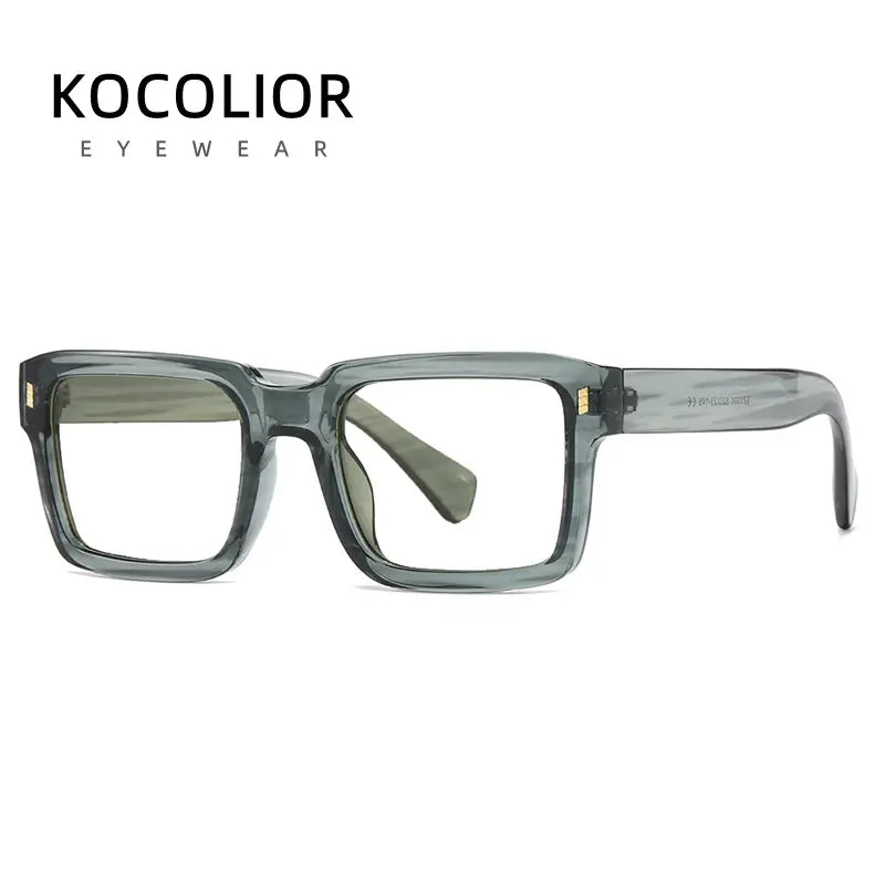 Kocolior 491001 Unisex Full Rim Square PC Frames FuzWeb