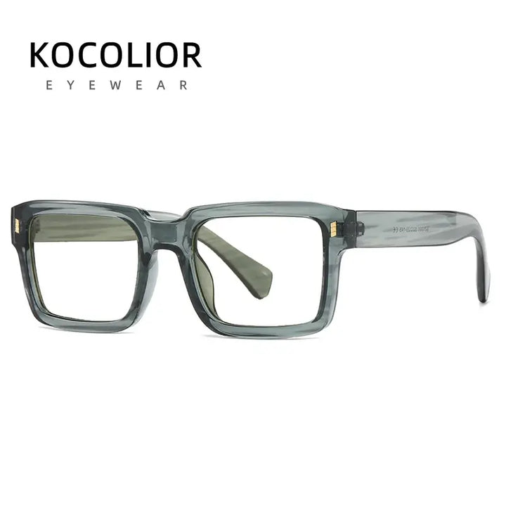 Kocolior 491001 Unisex Full Rim Square PC Frames FuzWeb