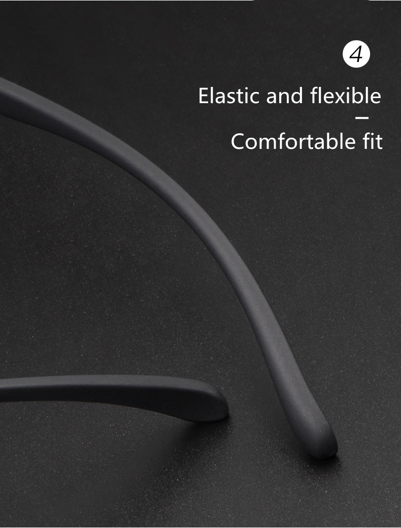 Kocolior Unisex Full Rim Square Tr 90 Hyperopic Reading Glasses 98007.