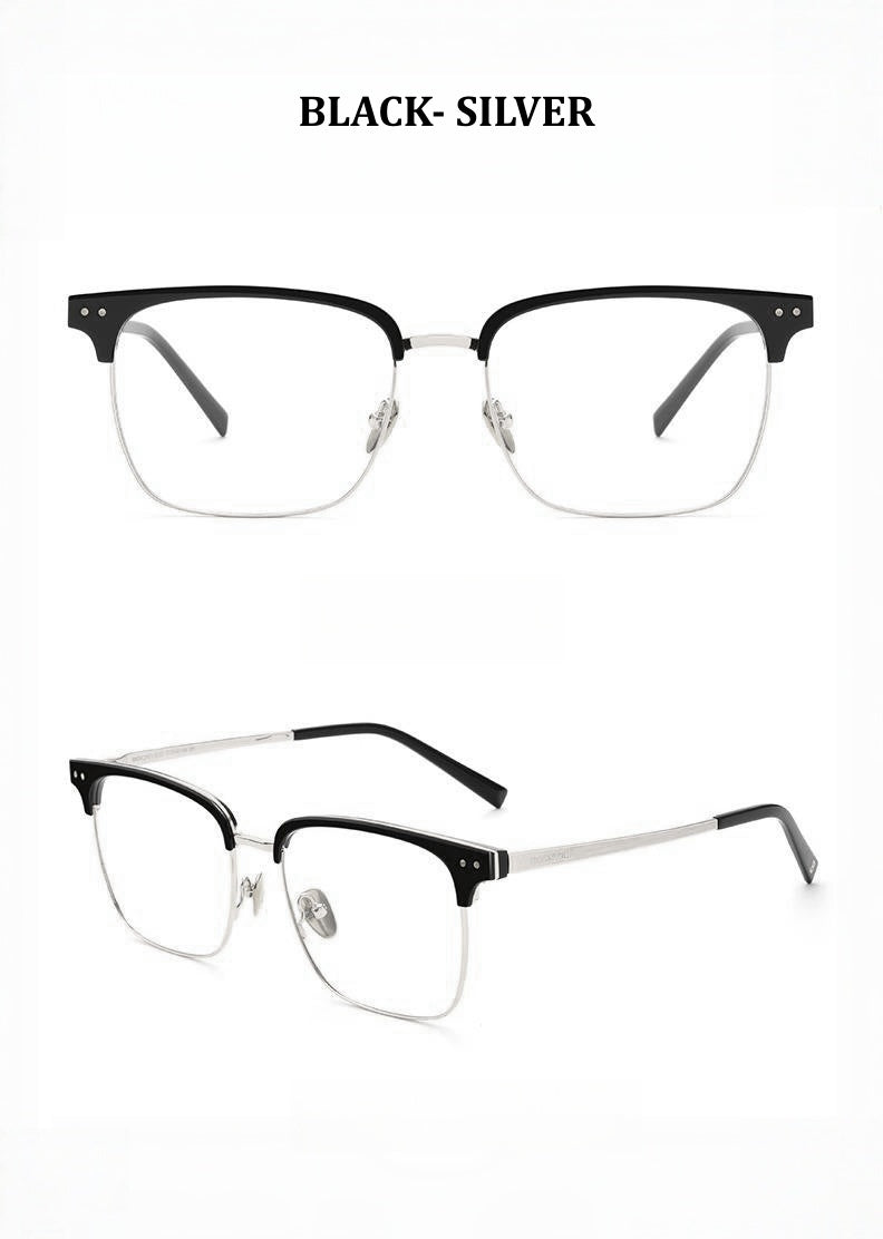 Chashma Ochki Unisex Full Rim Big Square Titanium Tr 90 Eyeglasses 881036.