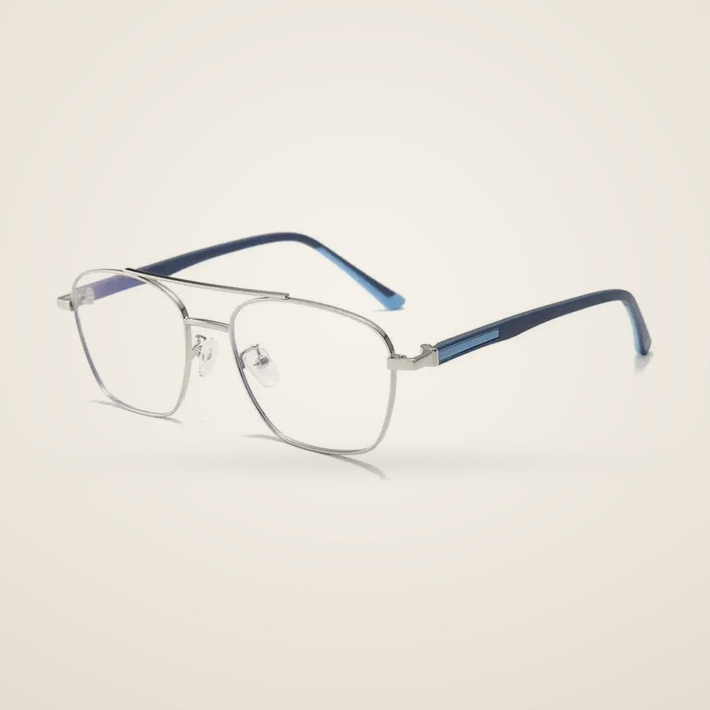 Aror Women's Full Rim Square Double Bridge Tr 90 Alloy Eyeglasses 30001 — view 1 | Aror at FuzWeb