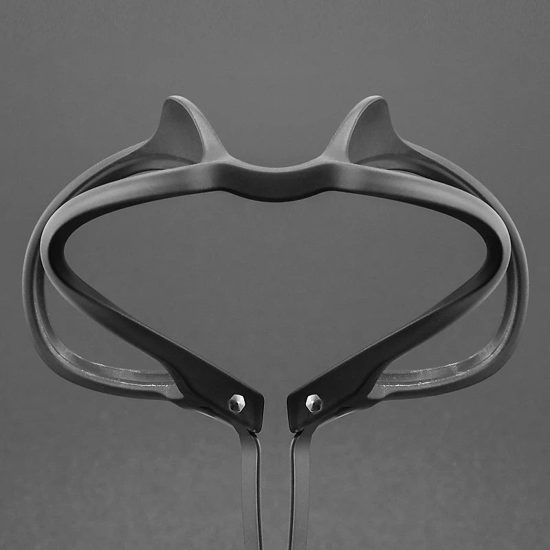 Kocolior Unisex Full Rim Square Tr 90 Titanium Hyperopic Reading Glasses 8922 — view 3 | Kocolior at FuzWeb