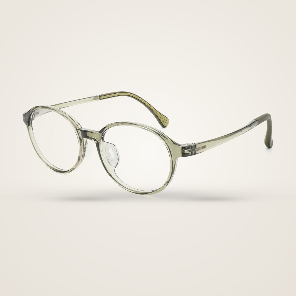 Bclear Unisex Full Rim Round TR90 Eyeglasses 6008LS — view 2 | Bclear at FuzWeb