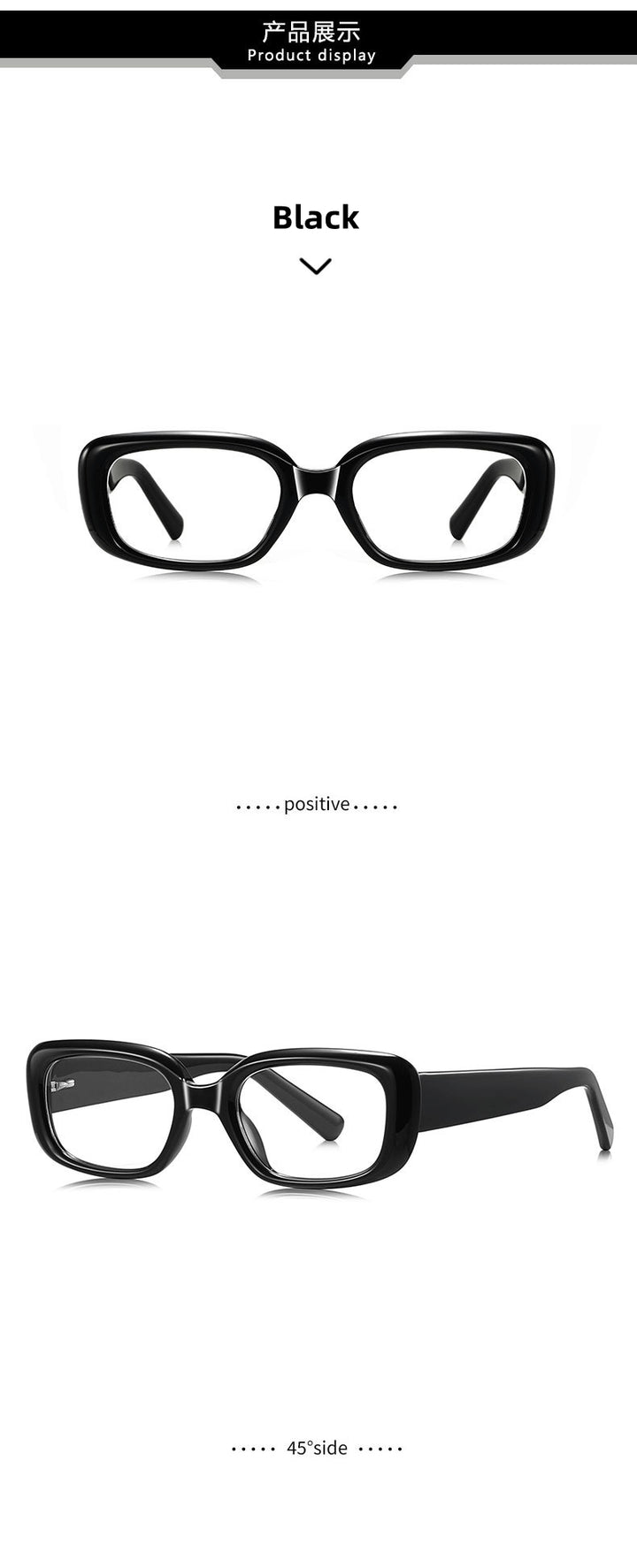 Kocolior Unisex Full Rim Square Acetate Photochromic Reading Glasses 412241.