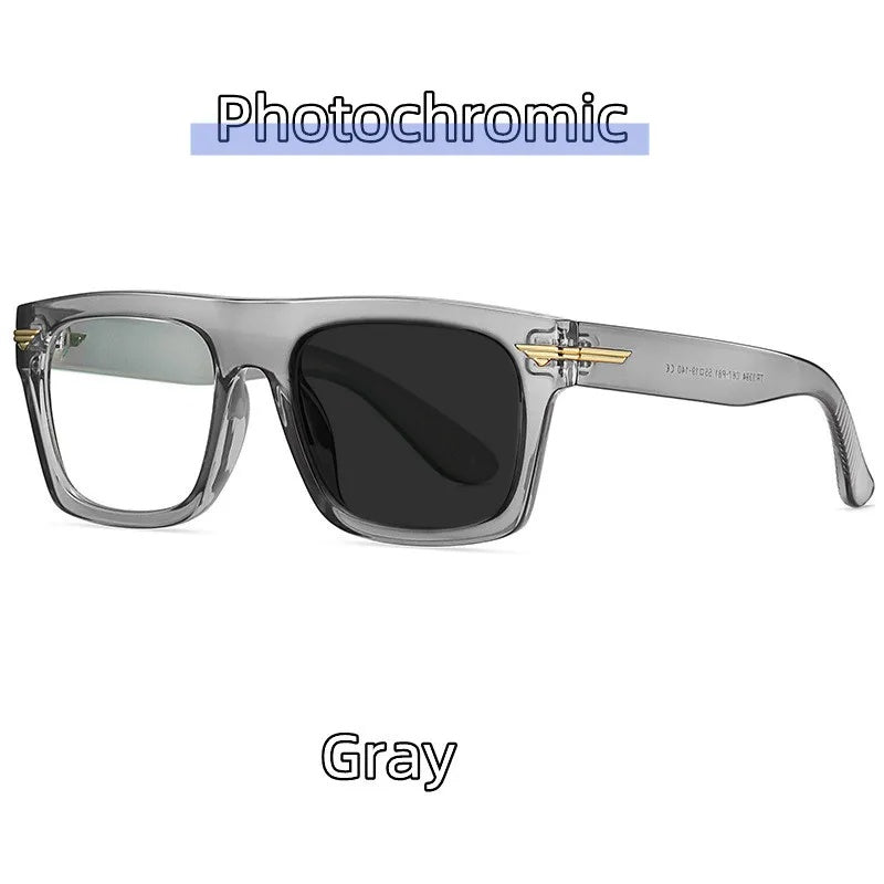 Kocolior Unisex Full Rim Square Acetate Hyperopic Reading Glasses 3394.