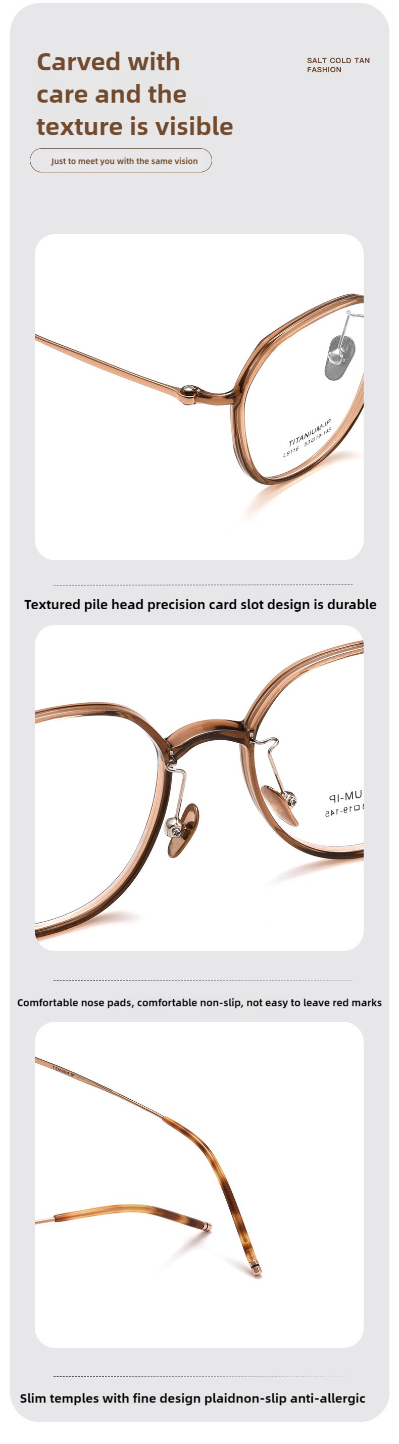 Meeshow Womens Full Rim Round Tr 90 Titanium Reading Glasses 91160 — view 2 | Meeshow at FuzWeb