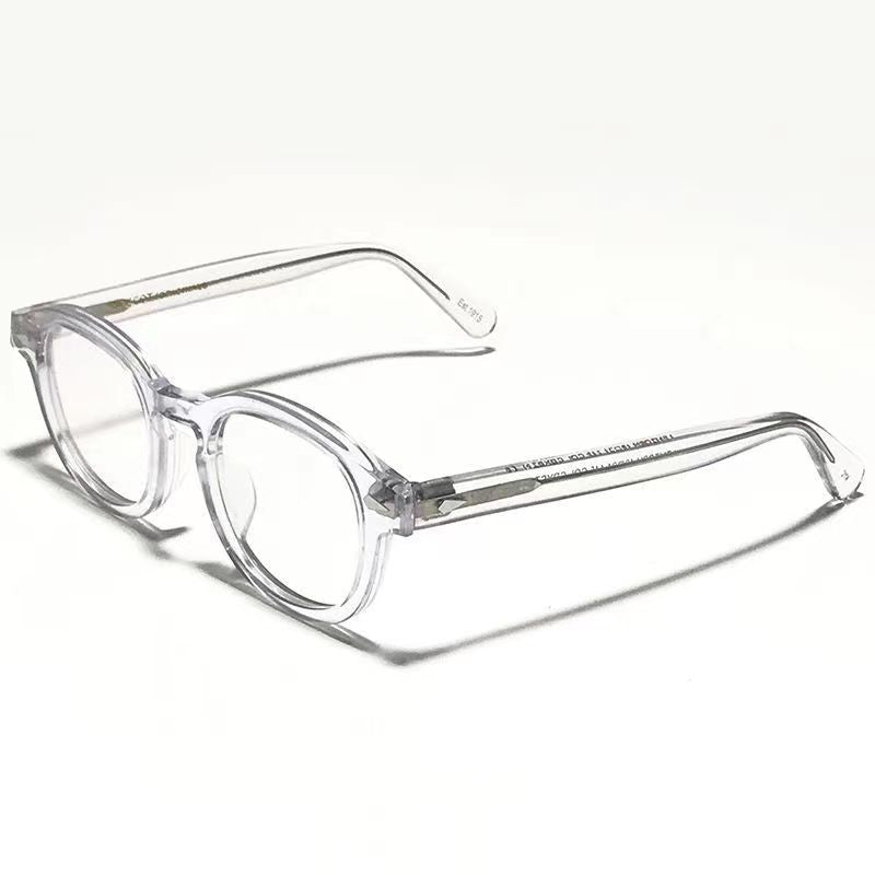 Yimaruili Unisex Full Rim Round Acetate Eyeglasses Three Sizes Y1915.