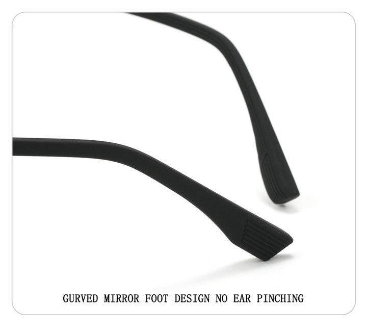 Kocolior Unisex Full Rim Square Tr 90 Alloy Photochromic Reading Glasses 461018.