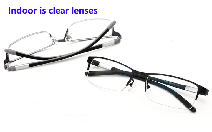 Mens Reading Glasses 1.56 Index Photochromic Sunglasses P2442 — view 2 | Bclear at FuzWeb