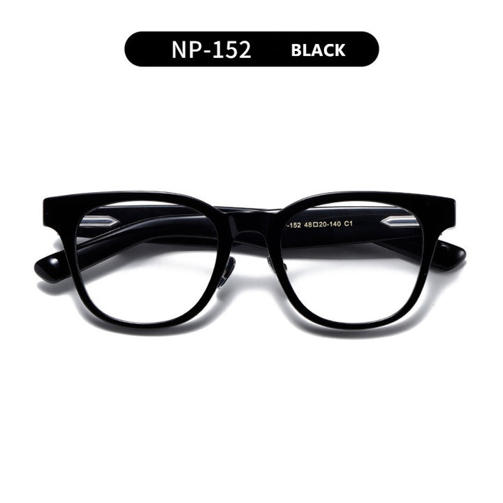 Aimee Unisex Full Rim Square Titanium Acetate Eyeglasses 14152.